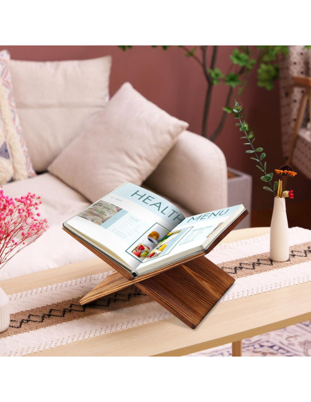Soporte para Libros Geetery de Madera de Bambú 26x18 cm