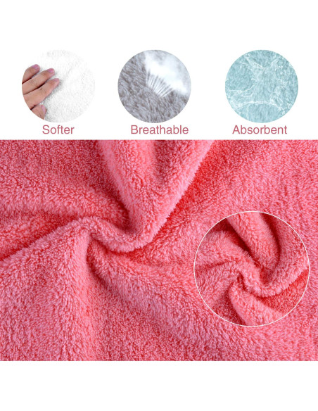 Paños de Baño Kyapoo 12 Unidades Microfibra 30x30 cm Suaves