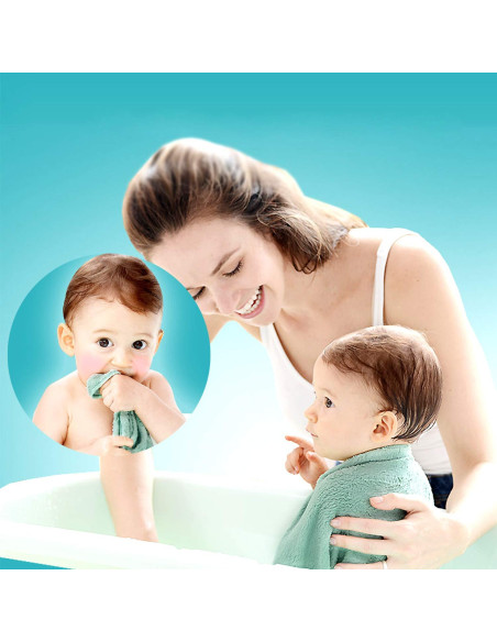 Paños de Baño Kyapoo 12 Unidades Microfibra 30x30 cm Suaves