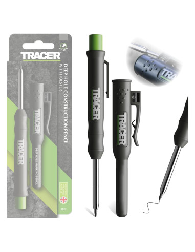 Lápiz de Carpintero Tracer Deep Hole 2B Extensible 145mm