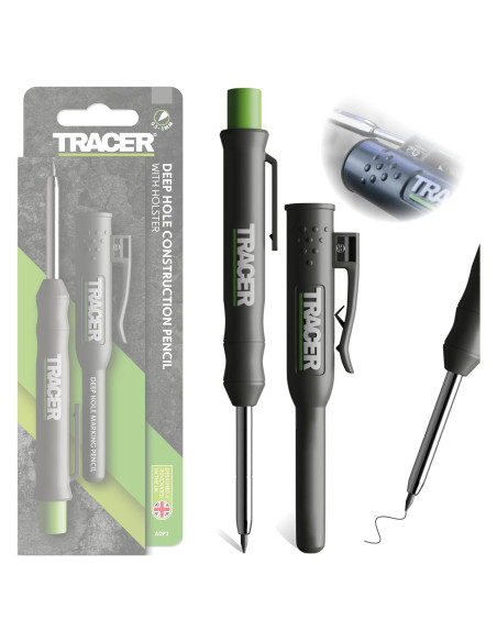 Lápiz de Carpintero Tracer Deep Hole 2B Extensible 145mm