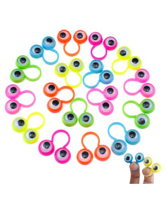 100 Títeres de Dedo con Ojos Movibles Aruytps - Juguetes Educativos