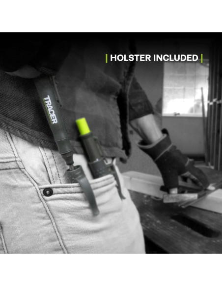 Lápiz de Carpintero Tracer Deep Hole 2B Extensible 145mm