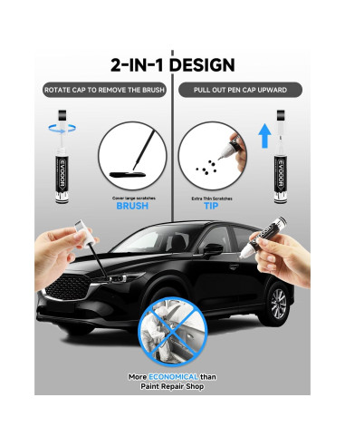 Pintura de Retocar Perla Negra Jet 41W para Mazda 11.8ml