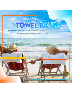 6 Bandas para Toallas de Playa Tailoreadily - Multicolor 2