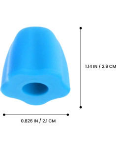 Paquete de 6 tapas de pasta de dientes KOLIBROX - Silicona 2