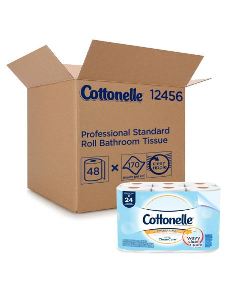 Papel Higiénico a Granel Cottonelle Ultra CleanCare 48 Rollos