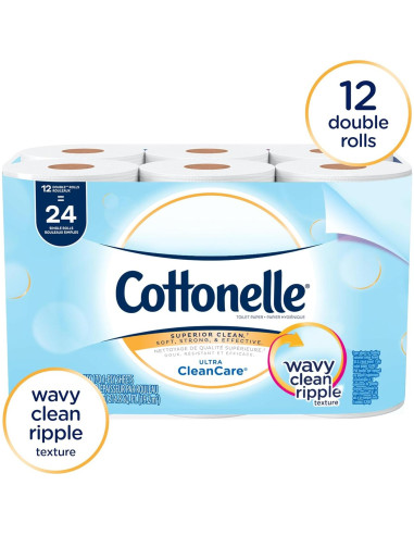 Papel Higiénico a Granel Cottonelle Ultra CleanCare 48 Rollos