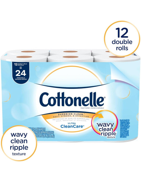 Papel Higiénico a Granel Cottonelle Ultra CleanCare 48 Rollos