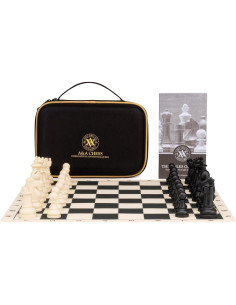 Juego de Ajedrez A&A - Tablero Silicona 38x38cm Piezas Staunton 2