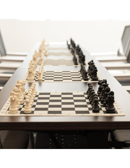 Juego de Ajedrez A&A - Tablero Silicona 38x38cm Piezas Staunton