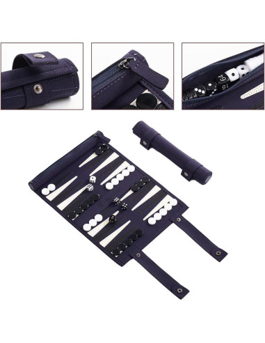 Juego de Backgammon Portátil McGregri - Plegable y Ligero