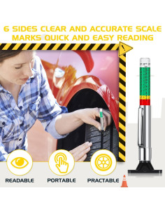 100 Medidores de Profundidad de Banda de Rodadura BBTO 2