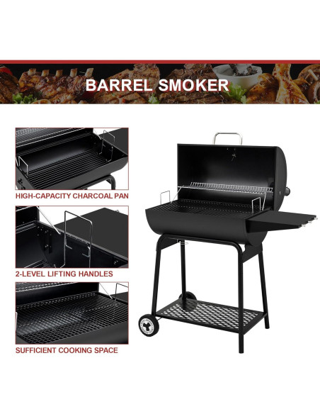 Parrilla de Carbón Royal Gourmet CC1830 627 in Espacio BBQ