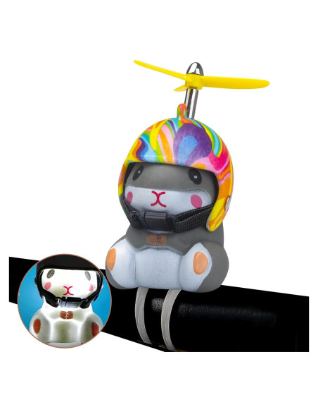 Campana de Bicicleta Wonuu con Luz LED y Casco Hámster