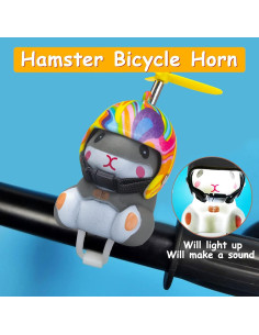 Campana de Bicicleta Wonuu con Luz LED y Casco Hámster 2