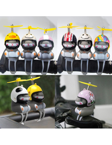 Campana de Bicicleta Wonuu con Luz LED y Casco Hámster