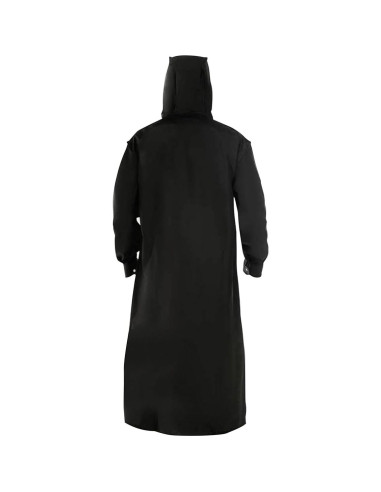 Abrigo de Lluvia Reutilizable EVA Negro XXL para Hombre
