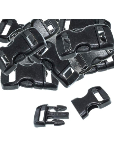 Hebillas de liberación lateral Paracord Planet 3/8" 120 unidades Hebillas de liberación lateral Paracord Planet 3/8" 120 unidades