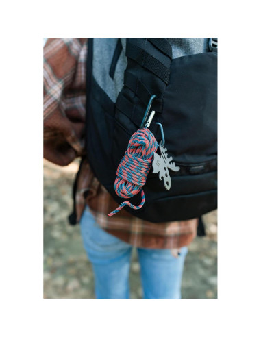 Cordón ParaTinder 30 pies (9.14 m) UST Naranja/Gris Alta Resistencia