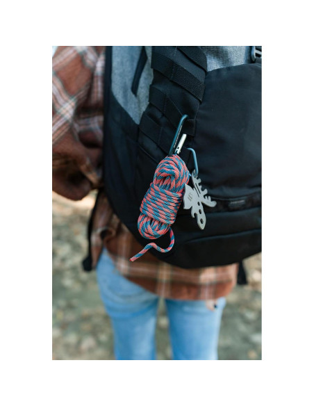 Cordón ParaTinder 30 pies (9.14 m) UST Naranja/Gris Alta Resistencia