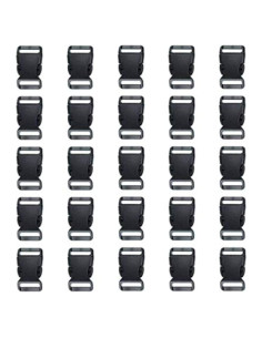 Hebillas de liberación lateral plásticas JMAF 3/4" 25 unidades