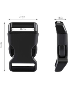 Hebillas de liberación lateral plásticas JMAF 3/4" 25 unidades 2