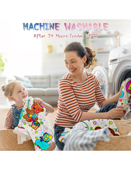 Juego de 24 Marcadores de Tela JIANTA Multicolor Punta Fina