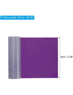 Parche de Tela Termoadhesivo PATIKIL 150x6 cm Morado 2