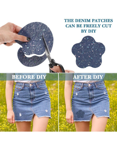 Parches Termoadhesivos Healifty 13 Piezas para Jeans