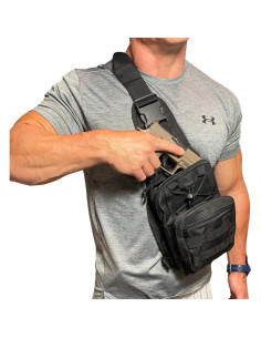 Bolsa Táctica de Bandolera GunZee Compacta 11L para Hombres 2