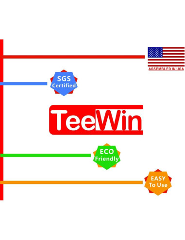 Kit de Números para Camisetas TeeWin 0-9 Rojo 15.24 cm