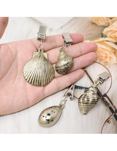 Pesas para Manteles Honbay 4 Piezas Aleación con Clips Metal