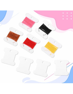 200 Bobinas de Hilo de Bordado FdcLixuvol Cartón Ecológico 2