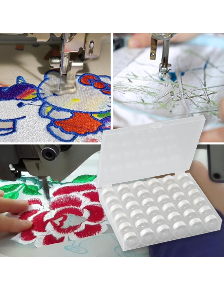 36 Bobinas y Hilos de Coser DGTANGYIN con Caja Blanca