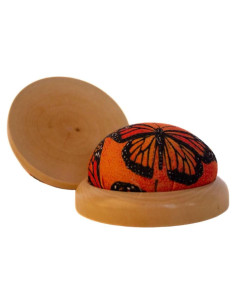 Almohadilla para Alfileres Fair Goods Mariposa Monarca 6.35cm