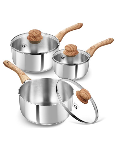 Juego de Cacerolas KOCH SYSTEME CS 6 Piezas Acero Inoxidable