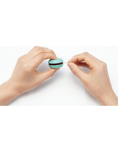 Afilador de Agujas Clover Sweet 'n Sharp Macaron Verde