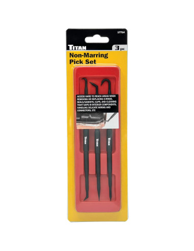 Juego de 3 Piezas de Picos y Ganchos Titan 17714 Sin Marcas