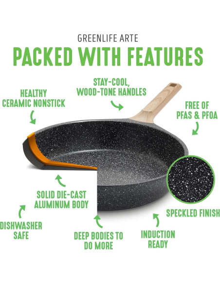 Juego de Utensilios de Cocina GreenLife 8 Piezas Inducción Juego de Utensilios de Cocina GreenLife 8 Piezas Inducción