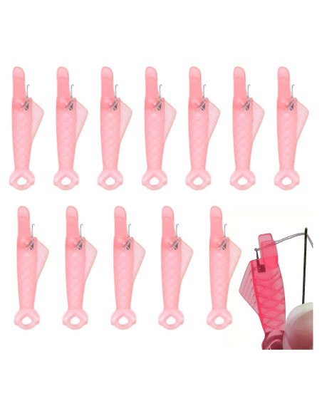 12 Piezas Enhebrador de Agujas Automático QWLWBU Boca de Pez