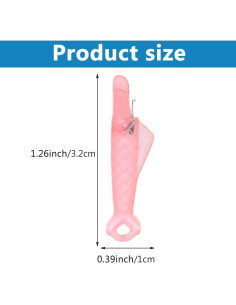 12 Piezas Enhebrador de Agujas Automático QWLWBU Boca de Pez 2