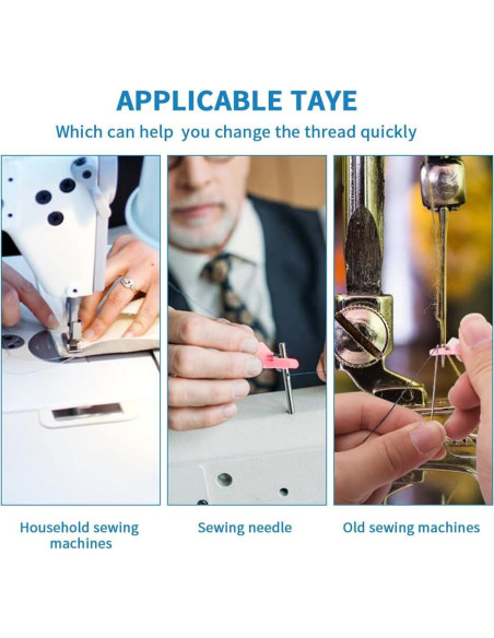 12 Piezas Enhebrador de Agujas Automático QWLWBU Boca de Pez