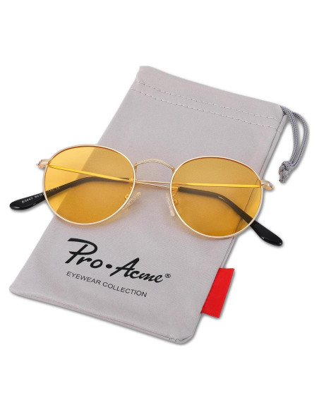 Gafas de Sol Redondas Pro Acme Polarizadas 50mm Doradas Gafas de Sol Redondas Pro Acme Polarizadas 50mm Doradas