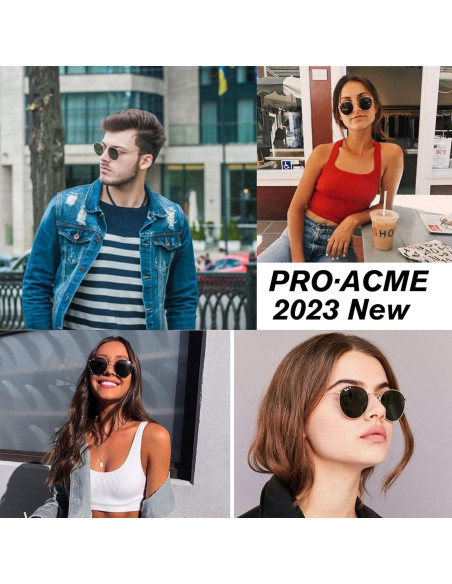 Gafas de Sol Redondas Pro Acme Polarizadas 50mm Doradas Gafas de Sol Redondas Pro Acme Polarizadas 50mm Doradas