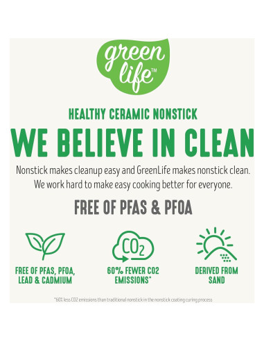 Juego de Utensilios de Cocina GreenLife 8 Piezas Inducción