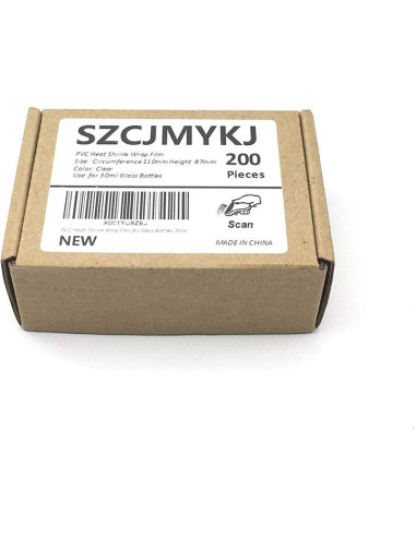 200 Piezas Película de Encofrado Térmico PVC 30ml Claro