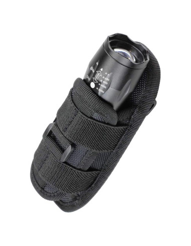 Funda de Linterna Táctica LIVANS con Clip y Soporte 360