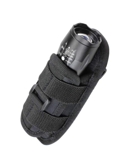 Funda de Linterna Táctica LIVANS con Clip y Soporte 360