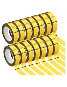 Cinta Washi Dorada HFKPJRT 14 Rollos 1.27cm x 25m